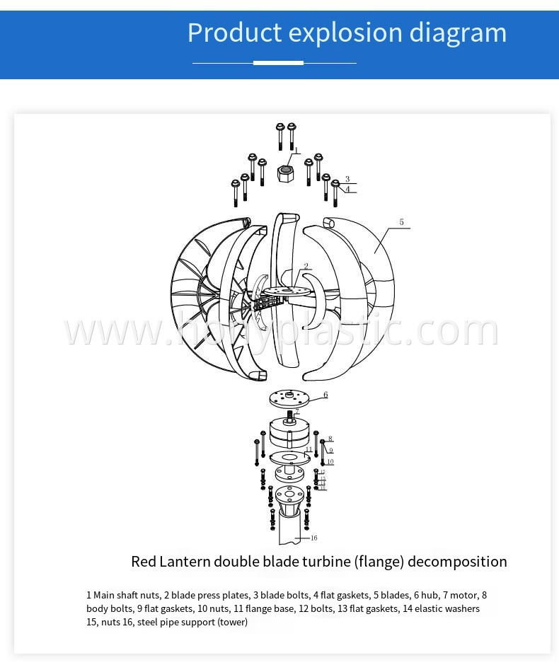 Wind power 1000W 900W 800W 700W 600W 12V24V vertical axis wind energy system red lantern wind turbine14